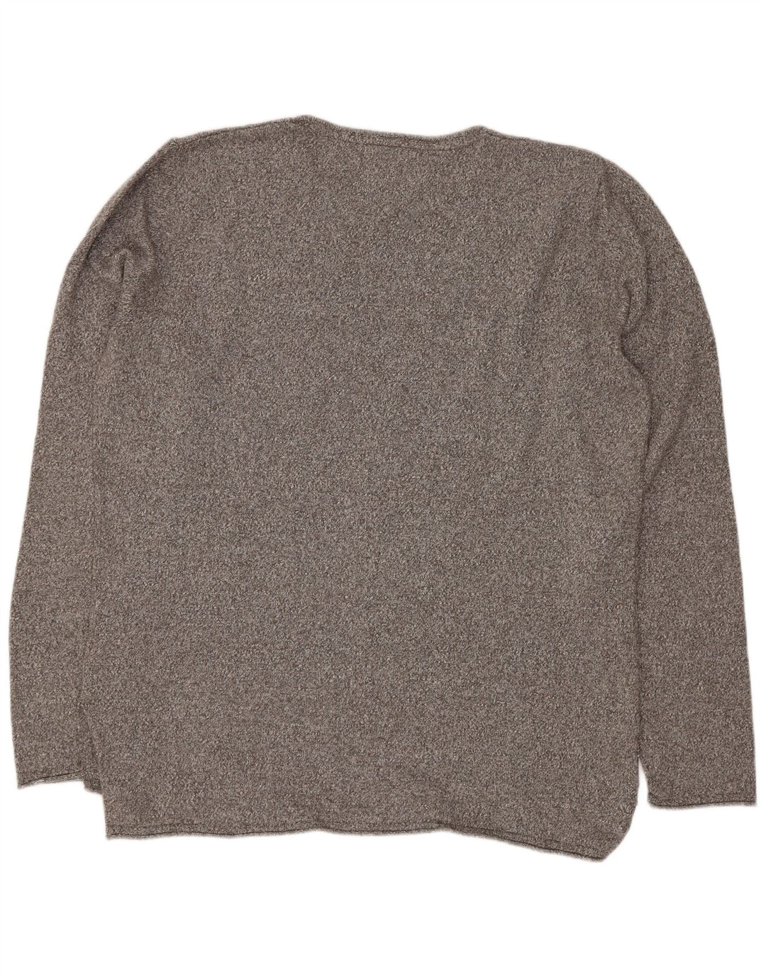 Tommy Hilfiger Mens Crew Neck Jumper Sweater Medium Grey Flecked Cotton