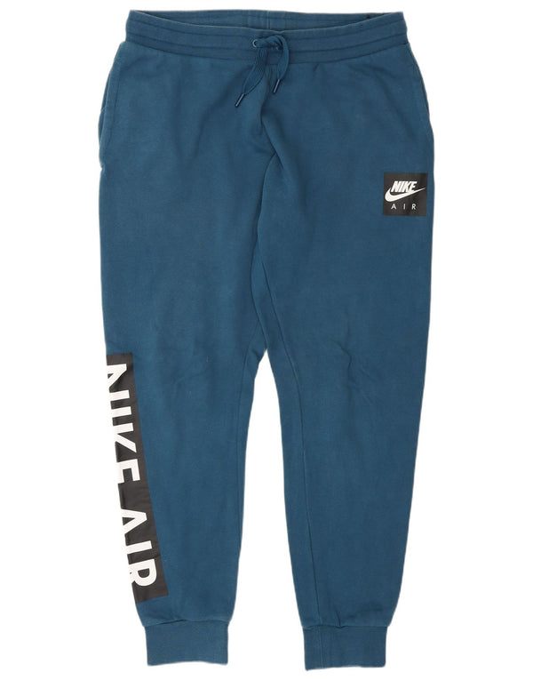 Nike Mens Air Graphic Tracksuit Trousers Joggers Large  Blue Cotton
