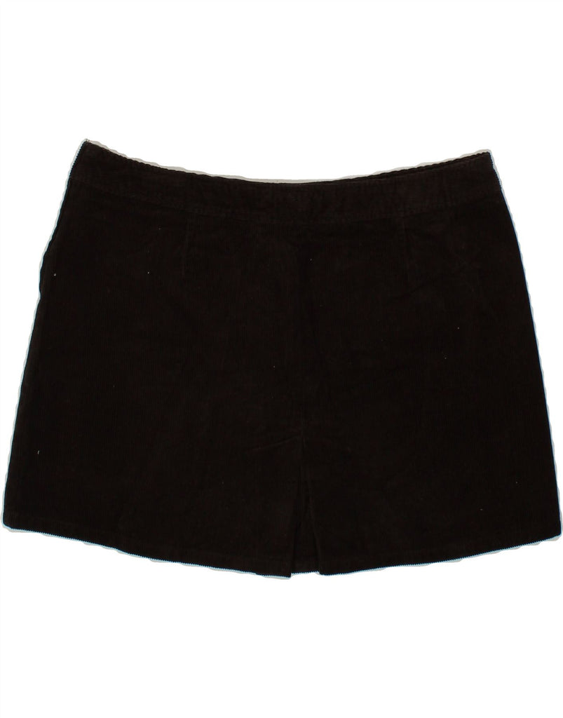 VINTAGE Womens Mini Corduroy Skirt IT 46 Large W34  Brown Cotton Vintage Vintage and Second-Hand Vintage from Messina Hembry 