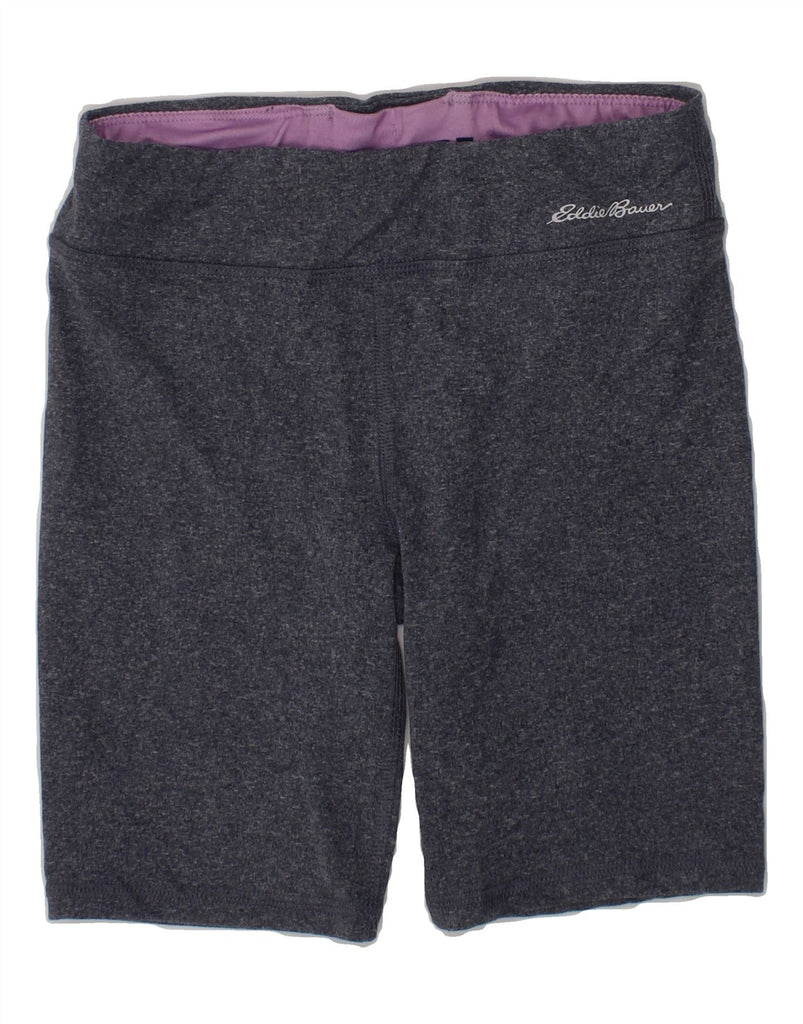 EDDIE BAUER Girls Sport Shorts 7-8 Years Small  Navy Blue Polyester Vintage Eddie Bauer and Second-Hand Eddie Bauer from Messina Hembry 