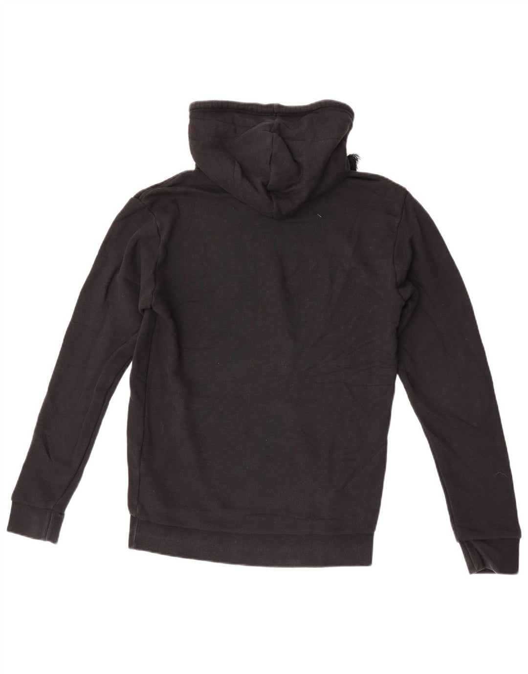 Adidas Mens Hoodie Jumper Small Black Cotton