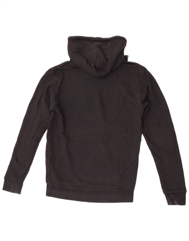 Adidas Mens Hoodie Jumper Small Black Cotton