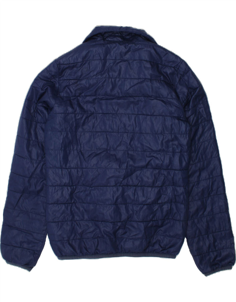 DIADORA Girls Padded Jacket 9-10 Years Large Navy Blue Polyester | Vintage Diadora | Thrift | Second-Hand Diadora | Used Clothing | Messina Hembry 