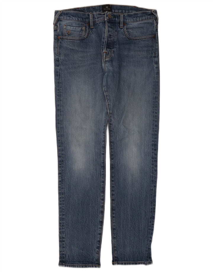 Paul Smith Mens Slim Jeans W32 L30 Blue Cotton