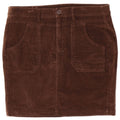 Benetton Womens Mini Corduroy Skirt IT 44 Medium W32 Brown Cotton