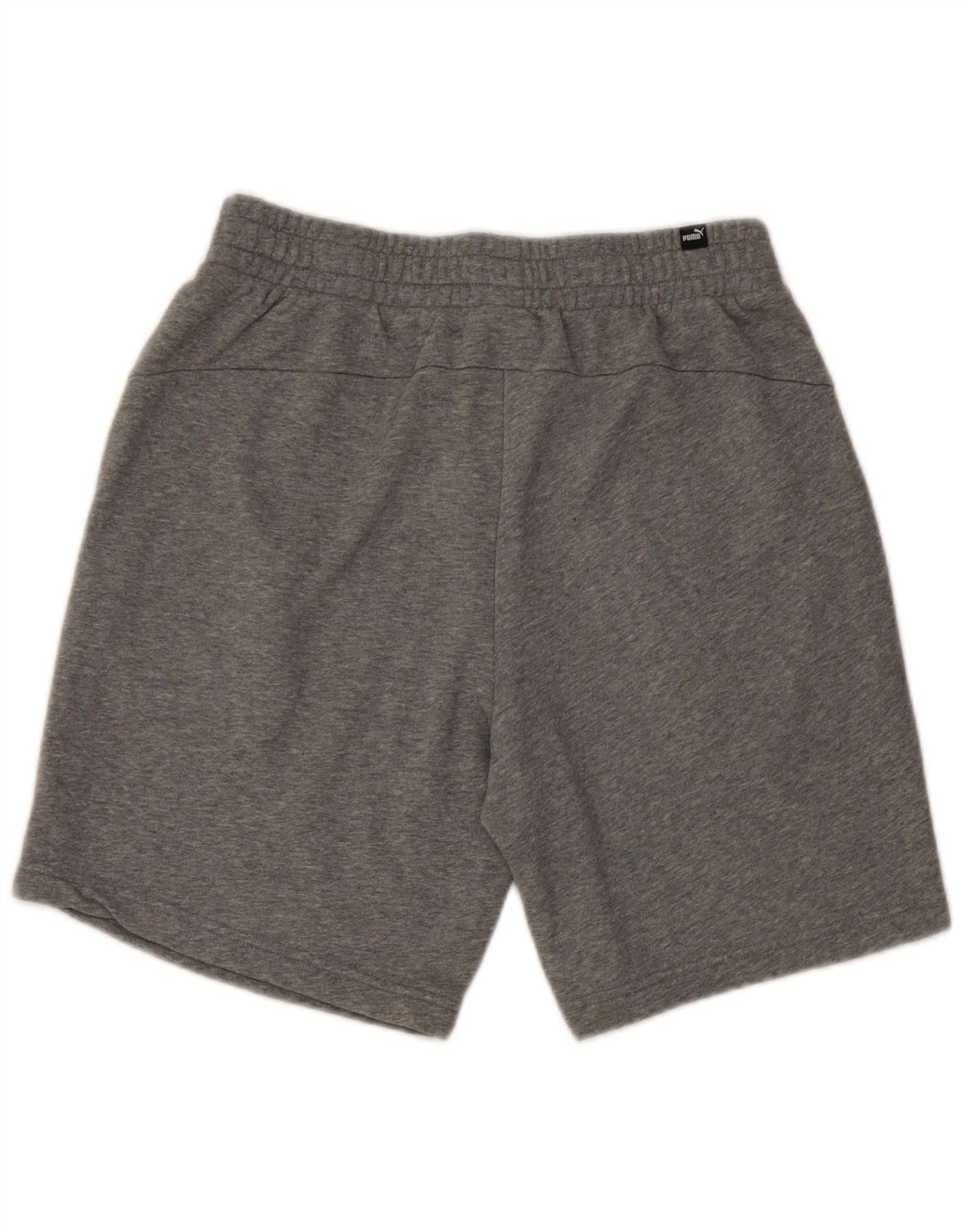 Puma Mens Graphic Sport Shorts Medium  Grey Flecked Cotton