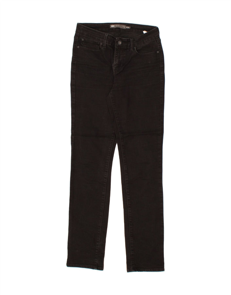 LEVI'S Womens Demi Curve Mid Rise Slim Jeans US 6 Medium W28 L33 Black Vintage Levi's and Second-Hand Levi's from Messina Hembry 