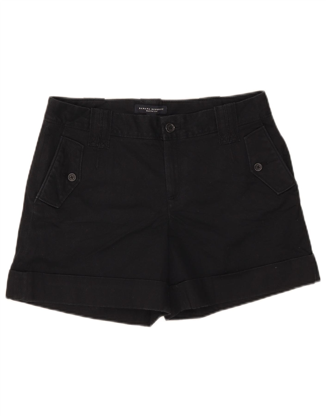 BANANA REPUBLIC Womens Martin Fit Casual Shorts US 6 Medium W31  Black