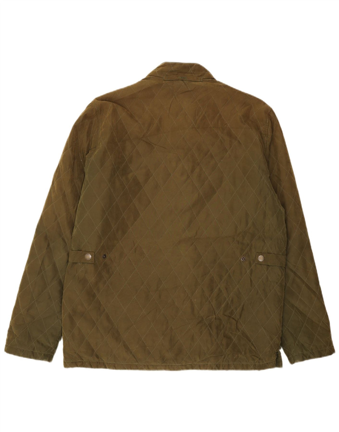Musto Mens Quilted Jacket UK 40 Large Khaki Colourblock Polyester