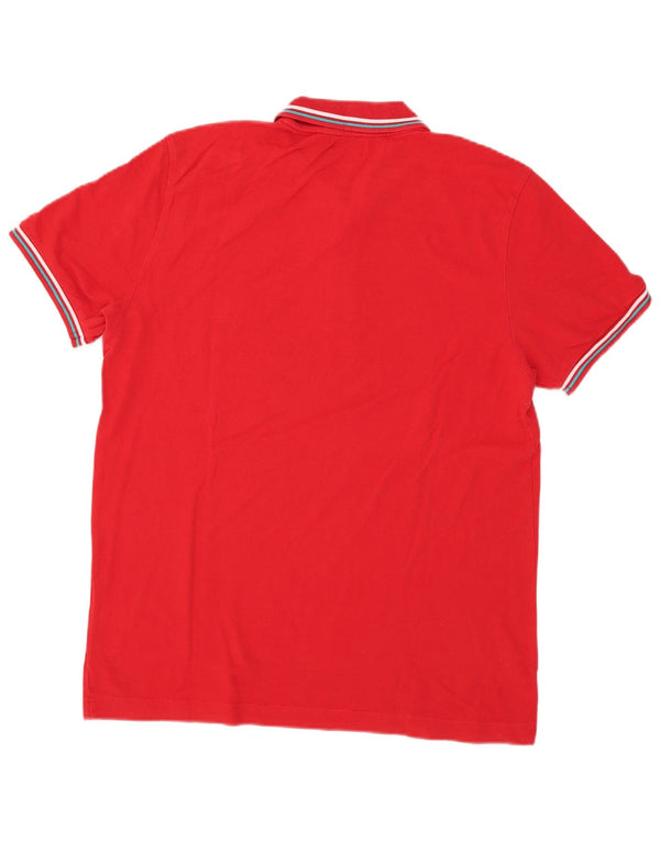 Kappa Mens Polo Shirt XL Red