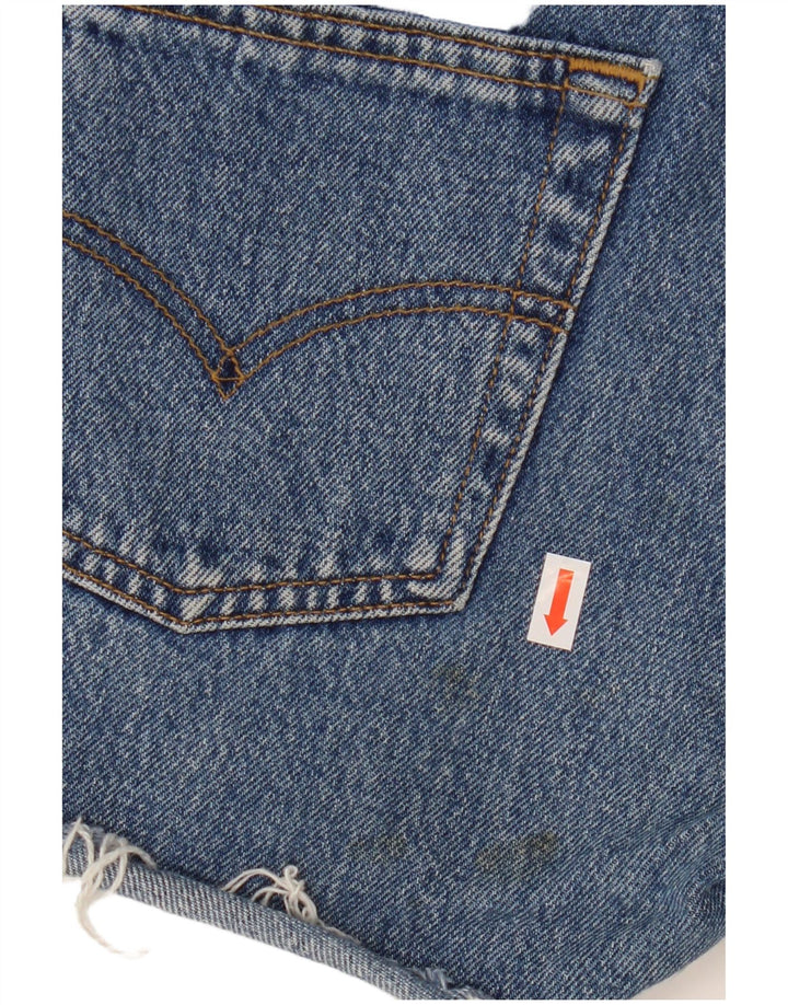 LEVI'S Womens 501 Denim Shorts W28 Medium  Blue