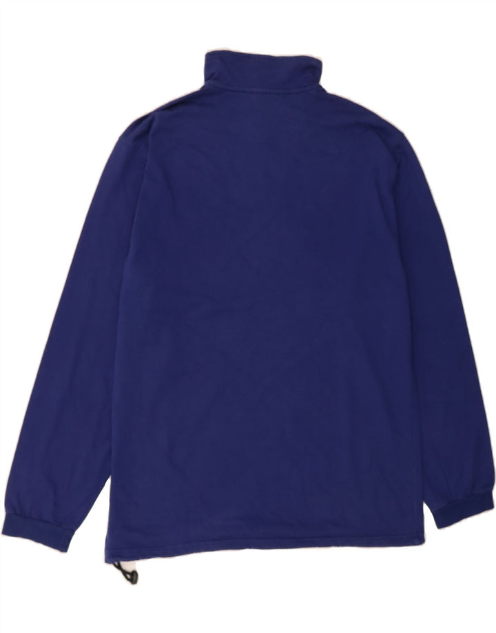 CHAMPION Mens Zip Neck Sweatshirt Jumper 2XL Navy Blue Cotton Vintage Champion and Second-Hand Champion from Messina Hembry 