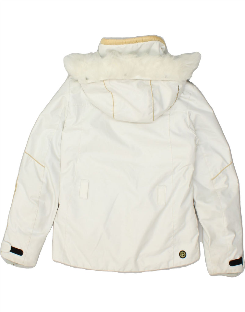 COLMAR Womens Ski Jacket IT 34 2XS White | Vintage Colmar | Thrift | Second-Hand Colmar | Used Clothing | Messina Hembry 