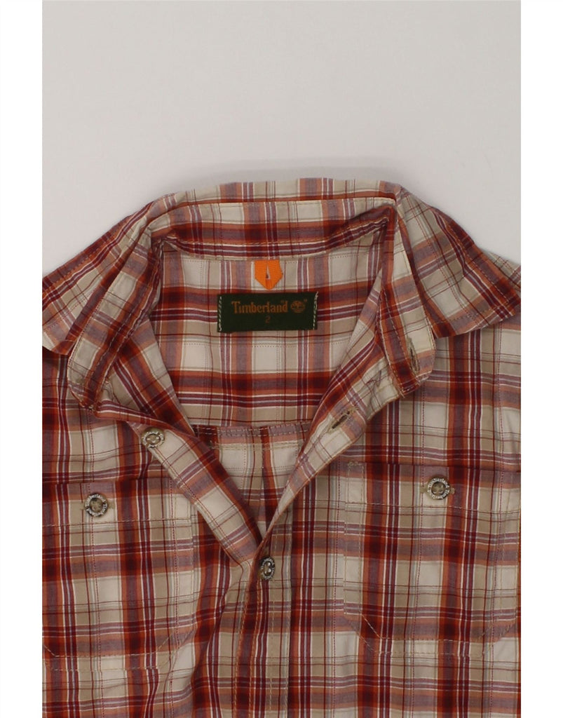 TIMBERLAND Baby Boys Shirt 18-24 Months Red Check Cotton | Vintage Timberland | Thrift | Second-Hand Timberland | Used Clothing | Messina Hembry 