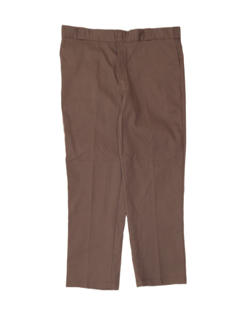 DICKIES Mens Straight Chino Trousers W42 L33 Grey Vintage Dickies and Second-Hand Dickies from Messina Hembry 