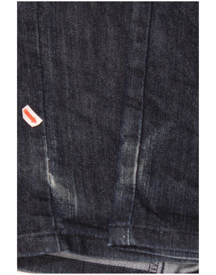 TRUSSARDI Mens Straight Jeans W33 L31 Navy Blue