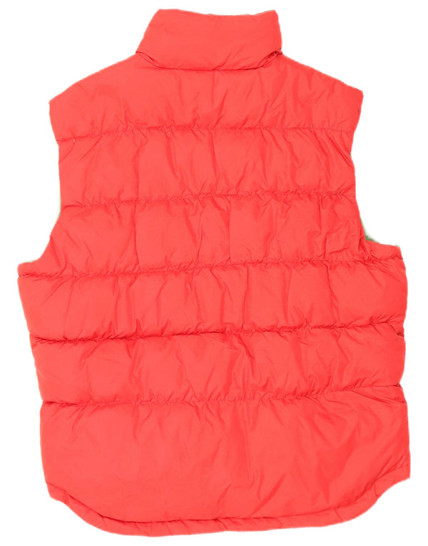 Zara Mens Padded Gilet UK 40 Large Red Nylon