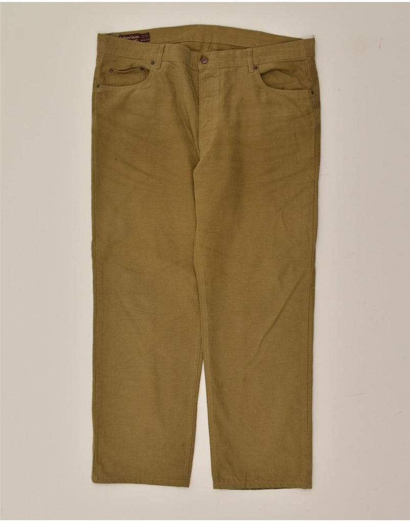 MARLBORO CLASSICS Mens Straight Casual Trousers W42 L30  Brown Cotton | Vintage Marlboro Classics | Thrift | Second-Hand Marlboro Classics | Used Clothing | Messina Hembry 