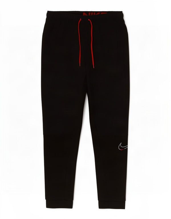 Nike Mens Dri Fit Graphic Tracksuit Trousers Joggers Small Black Polyester