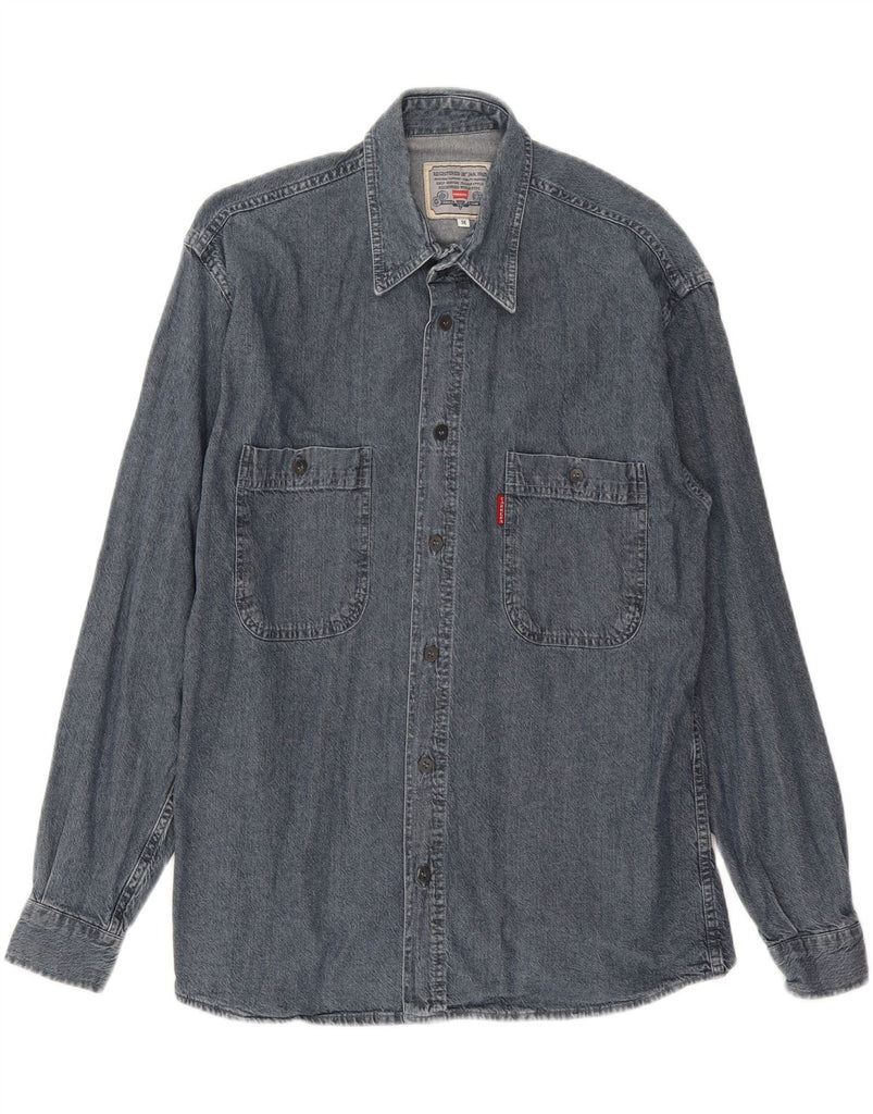 CARRERA Mens Denim Shirt Medium Blue Vintage Carrera and Second-Hand Carrera from Messina Hembry 