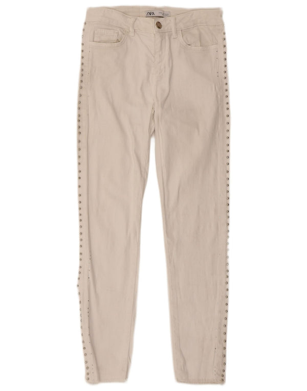 Zara Womens Skinny Jeans EU 34 2XS W24 L27 White