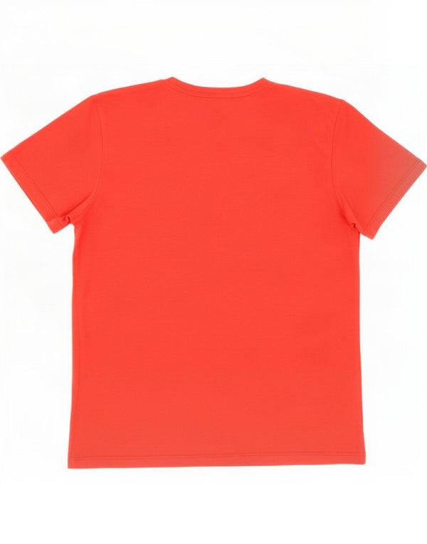 Jack & Jones Mens Graphic T-Shirt Top Medium Red Cotton