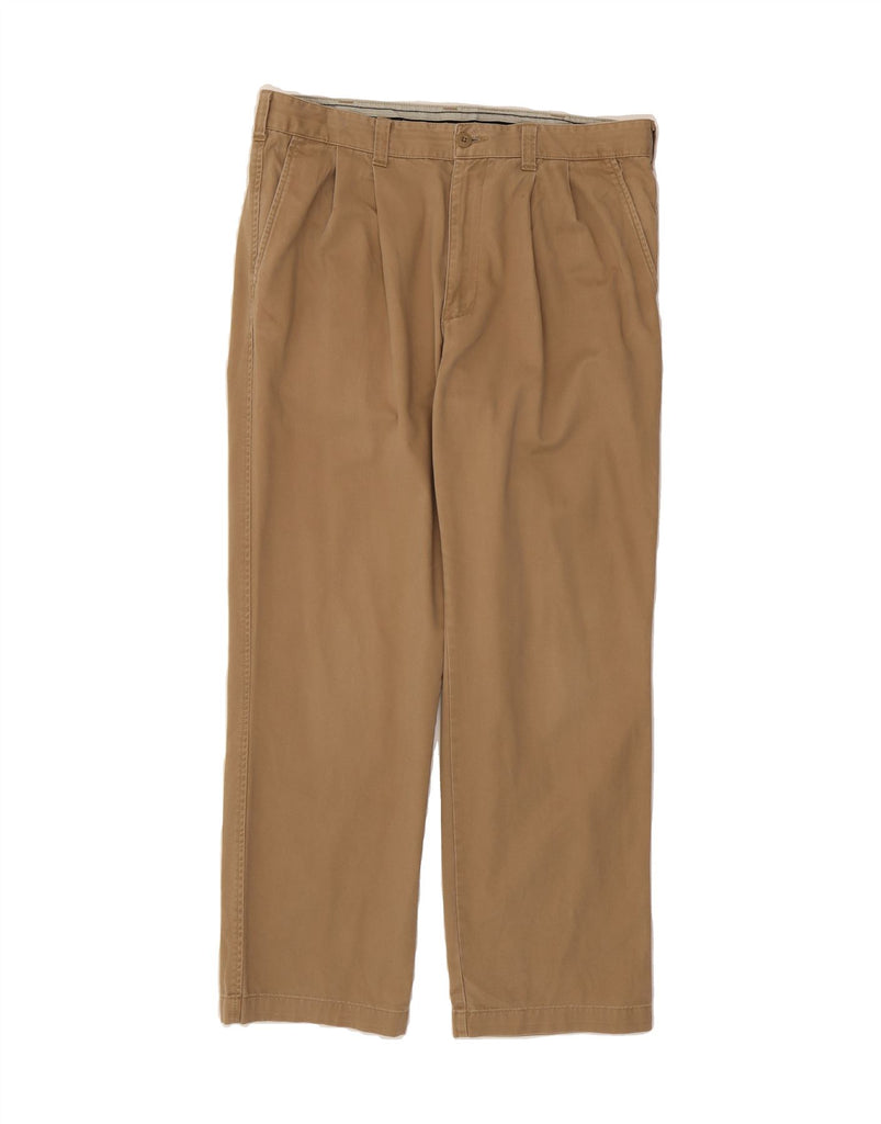 MARKS & SPENCER Mens Pegged Chino Trousers W36 L31 Beige Cotton Vintage Marks & Spencer and Second-Hand Marks & Spencer from Messina Hembry 