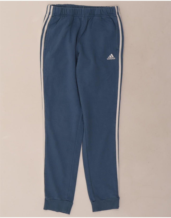 Adidas Mens Tracksuit Trousers Joggers Small Blue Cotton