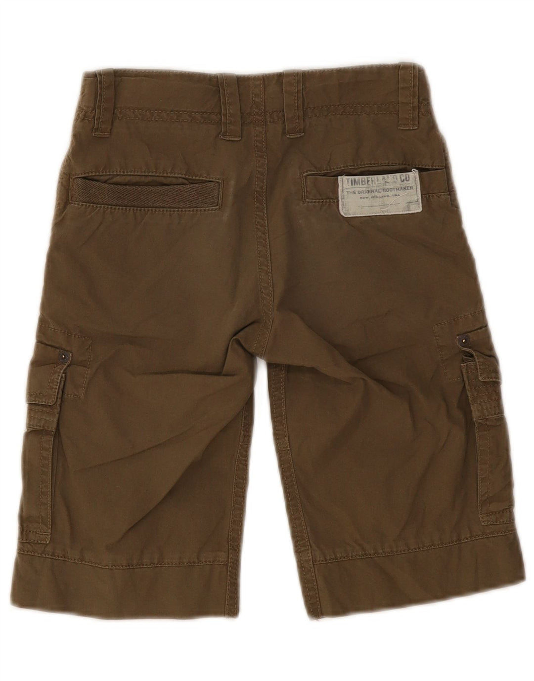 Timberland Boys Cargo Shorts 7-8 Years W20 Khaki Cotton