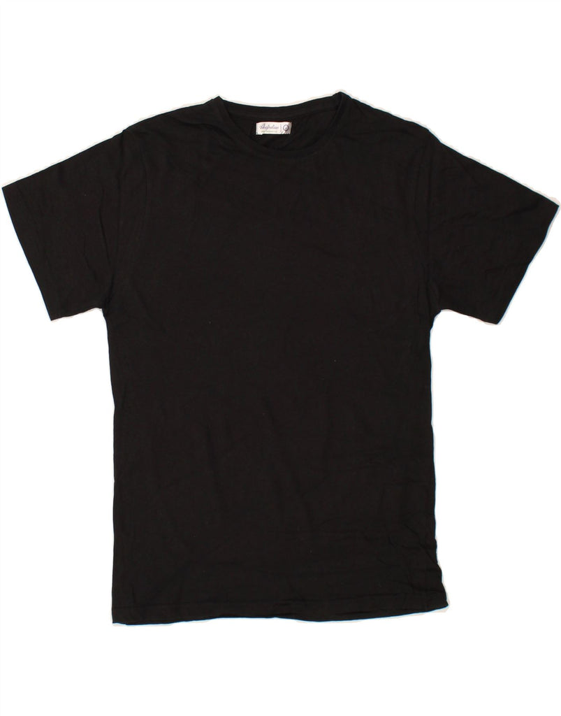 AUSTRALIAN L'ALPINA Womens T-Shirt Top UK 14 Large Black Cotton Vintage AUSTRALIAN L'ALPINA and Second-Hand AUSTRALIAN L'ALPINA from Messina Hembry 