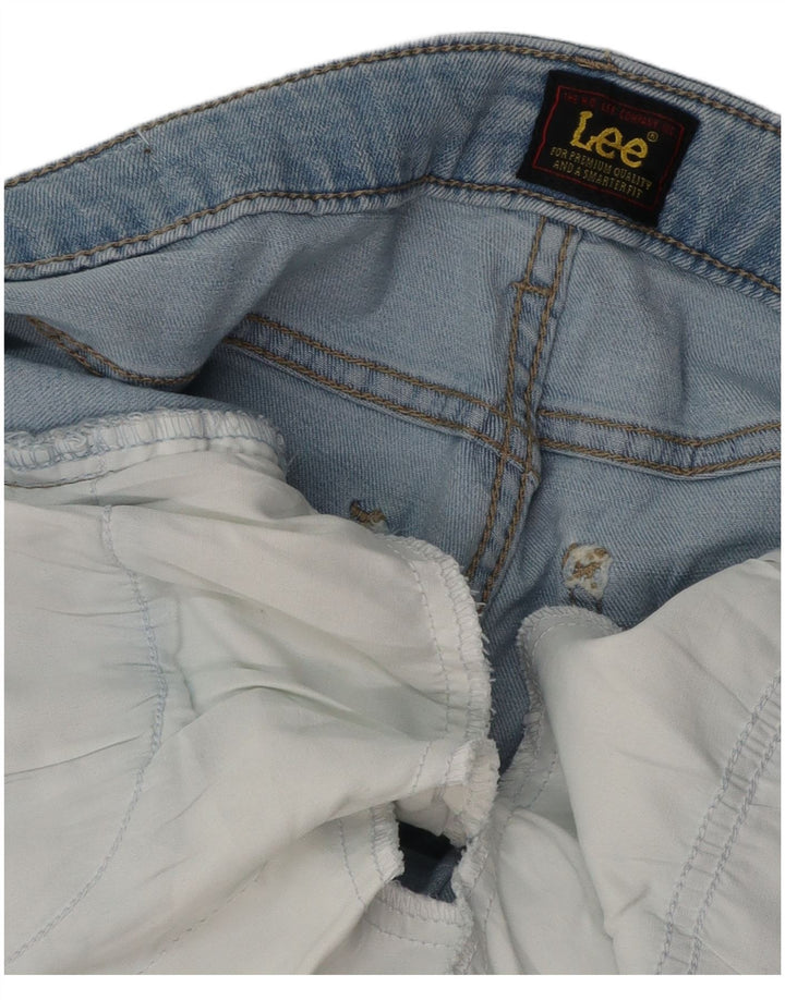 LEE Womens Denim Shorts W32 Large Blue