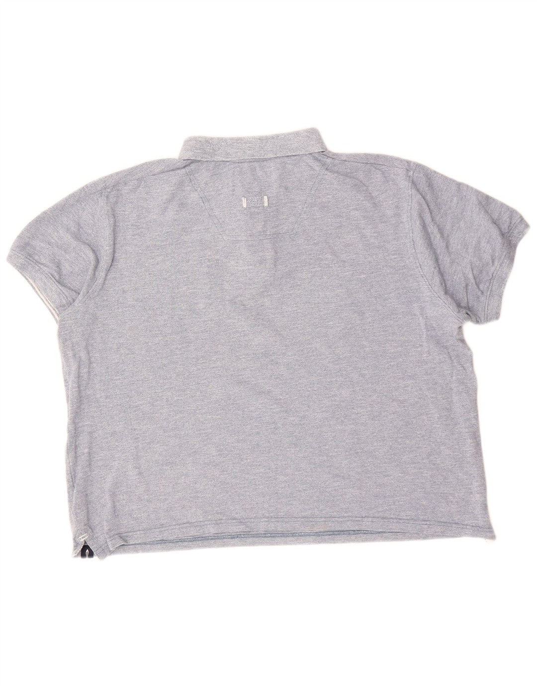 WEIRD FISH Mens Polo Shirt 2XL Blue Cotton