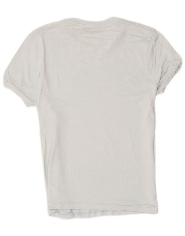 Zara Womens T-Shirt Top UK 12 Medium Blue