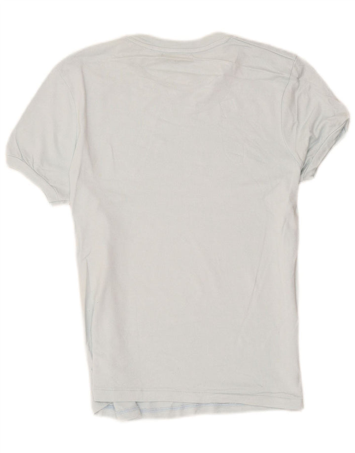 Zara Womens T-Shirt Top UK 12 Medium Blue