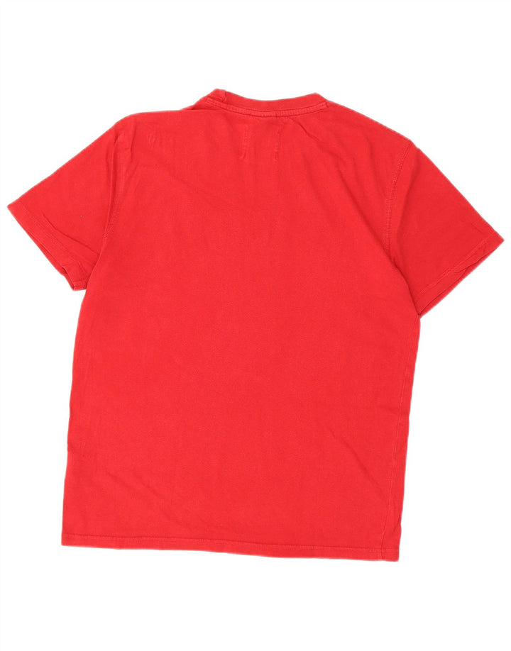 Fila Mens Graphic T-Shirt Top XS Red Cotton