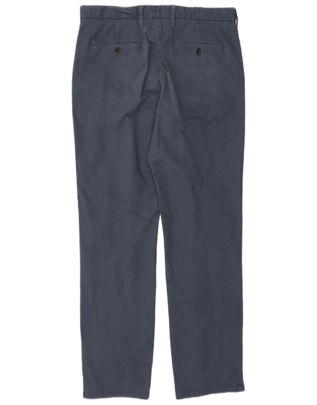 Marks & Spencer Mens Regular Fit Chino Trousers W34 L32 Blue Cotton