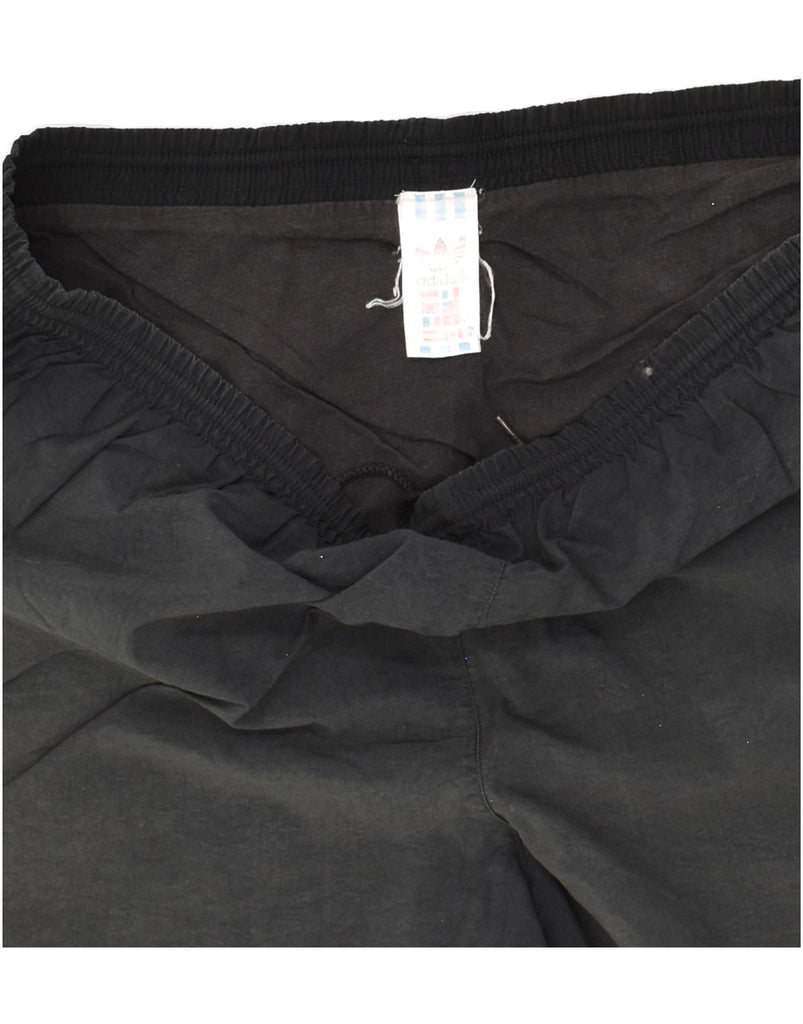 ADIDAS Mens Sport Shorts XL Black Polyamide | Vintage Adidas | Thrift | Second-Hand Adidas | Used Clothing | Messina Hembry 