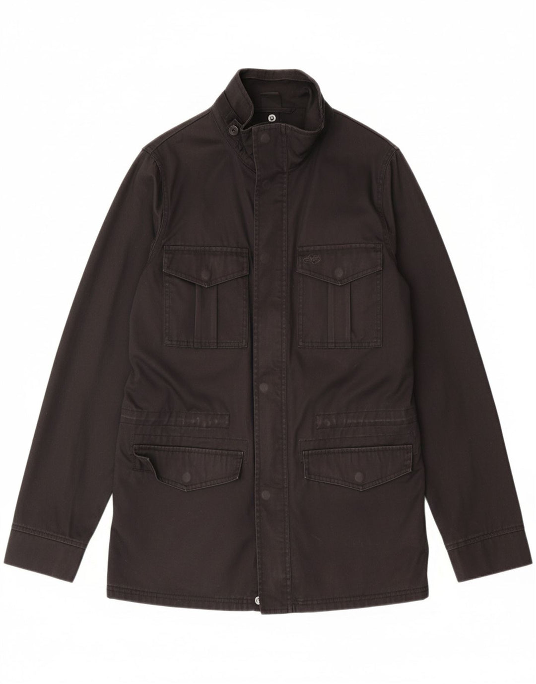 NIKE Mens Utility Jacket UK 36 Small Black Cotton