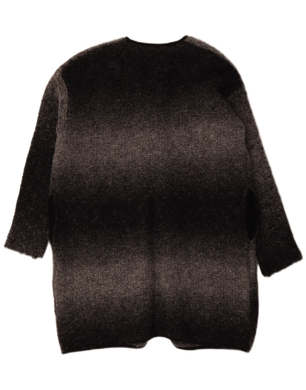 Tommy Hilfiger Womens Oversized Longline Cardigan Sweater UK 10 Small Grey