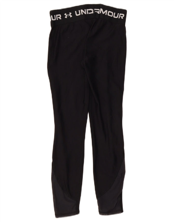 Under Armour Girls Graphic Leggings 12-13 Years Black