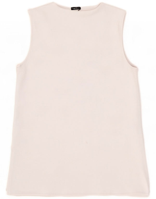 Zara Womens Vest Top UK 10 Small White Polyester