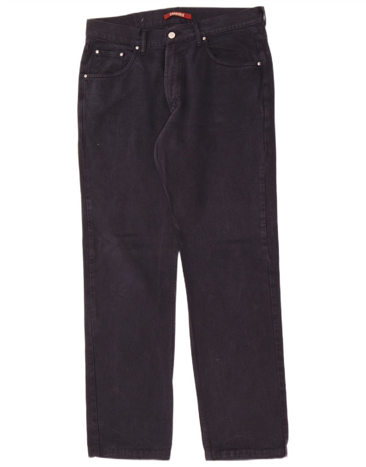 Carrera Mens Straight Jeans W36 L33 Navy Blue Cotton