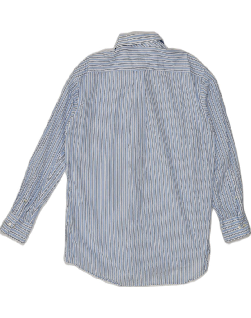 TOMMY HILFIGER Mens Shirt Size 16 Large Blue Pinstripe Cotton | Vintage Tommy Hilfiger | Thrift | Second-Hand Tommy Hilfiger | Used Clothing | Messina Hembry 