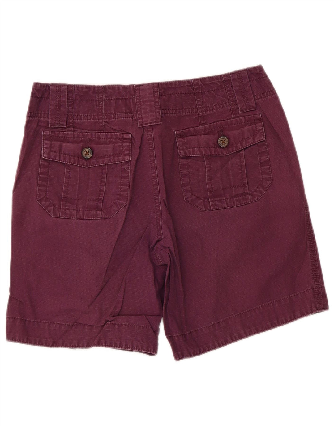 Eddie Bauer Womens Chino Shorts US 4 Small W32 Purple Cotton