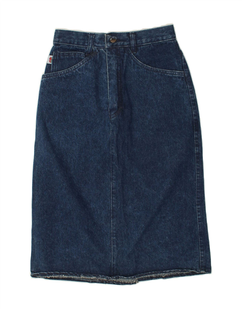 VINTAGE Womens Denim Skirt W26 Small Blue Vintage Vintage and Second-Hand Vintage from Messina Hembry 