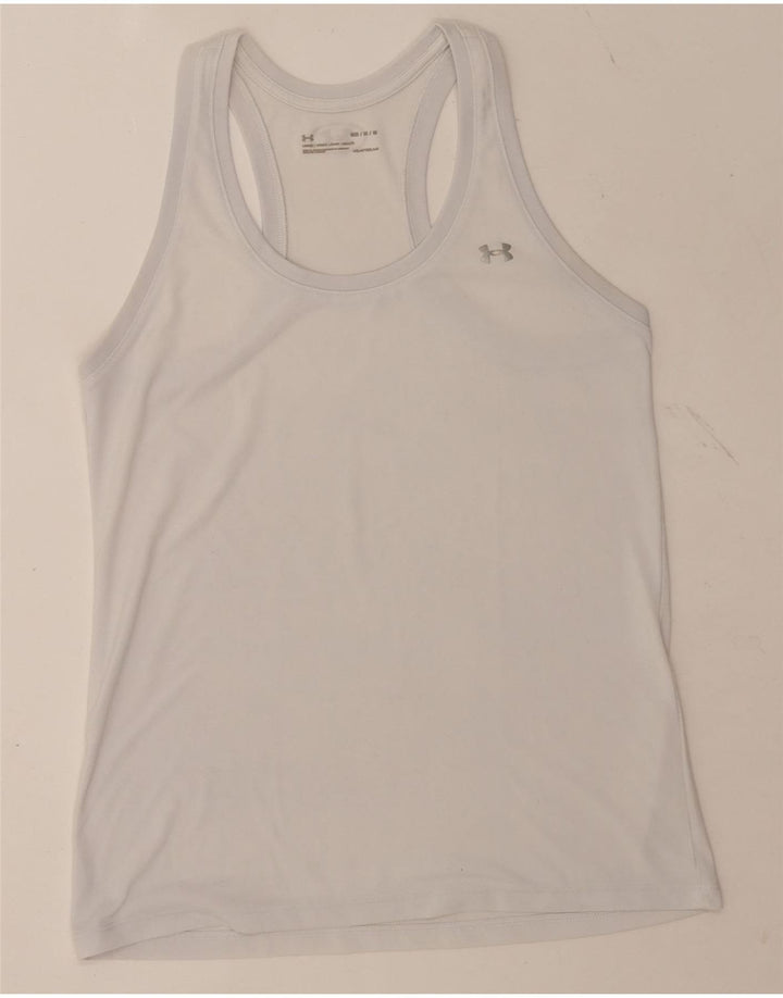 Under Armour Mens Heat Gear Vest Top Medium White