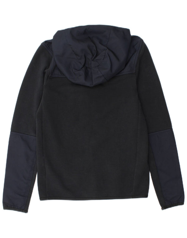 Nike Mens Zip Hoodie Sweater XS Black Colourblock Cotton