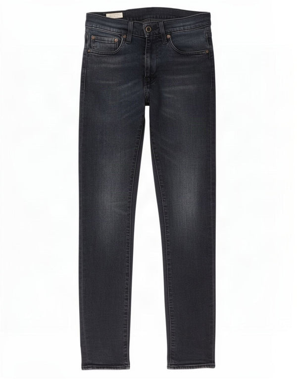 Levi's Womens 510 Skinny Jeans W30 L34 Navy Blue Cotton