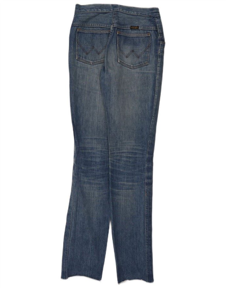 Wrangler Womens Slim Jeans W27 L34 Blue Cotton