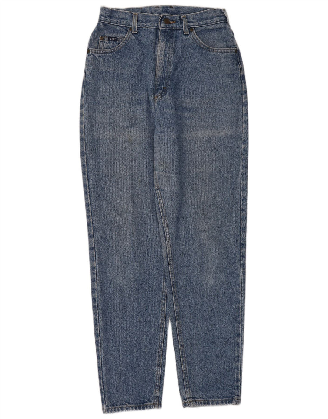 Lee Womens High Waist Tapered Jeans W28 L30 Blue